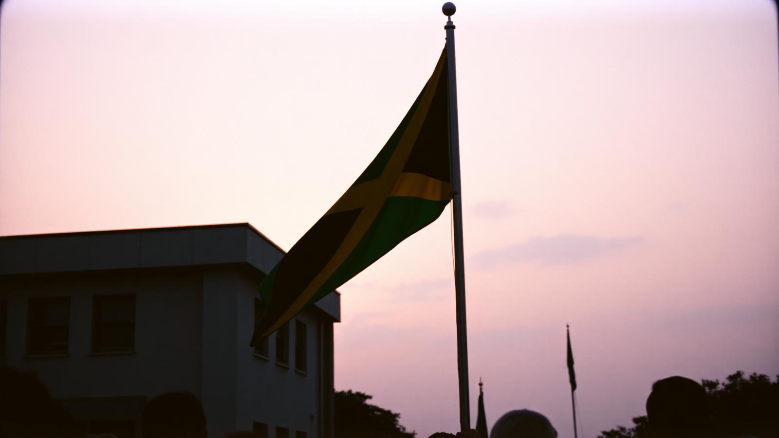 Editorial photograph representing Jamaica's historical journey to independence.
