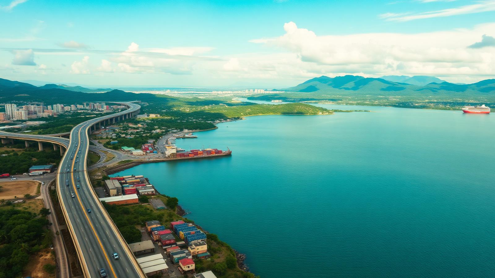 An editorial photograph representing Jamaica's economic potential and Caribbean industry.